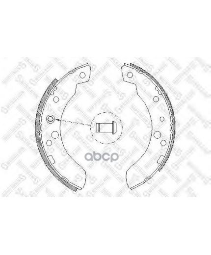 Stellox Колодки дисковые