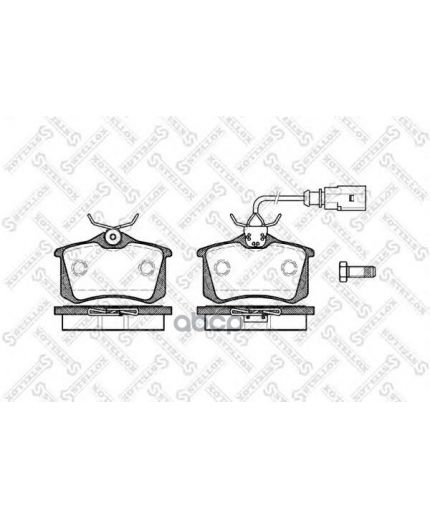 Stellox Колодки дисковые