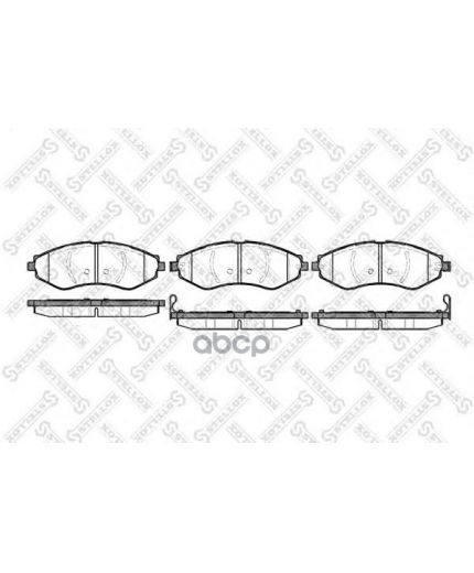 Stellox Колодки дисковые передние