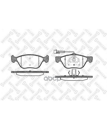 Stellox Колодки дисковые передние