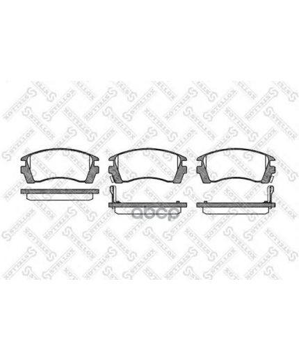 Stellox Колодки дисковые передние