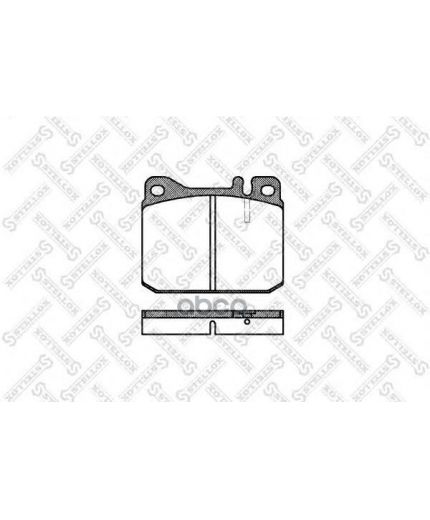 Stellox Колодки дисковые передние