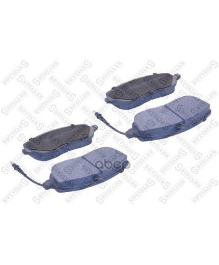 Stellox Колодки дисковые передние, с антискрипящими пластинами