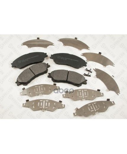 Stellox Колодки дисковые передние, с антискрипящими пластинами