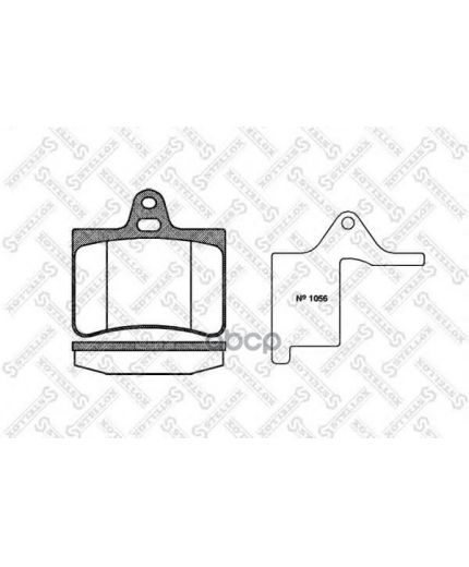 Stellox Колодки дисковые задние