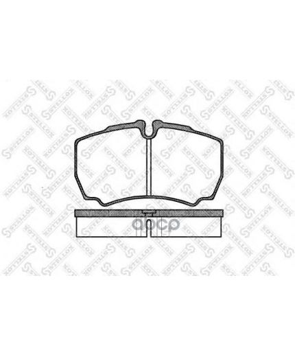 Stellox Колодки дисковые задние