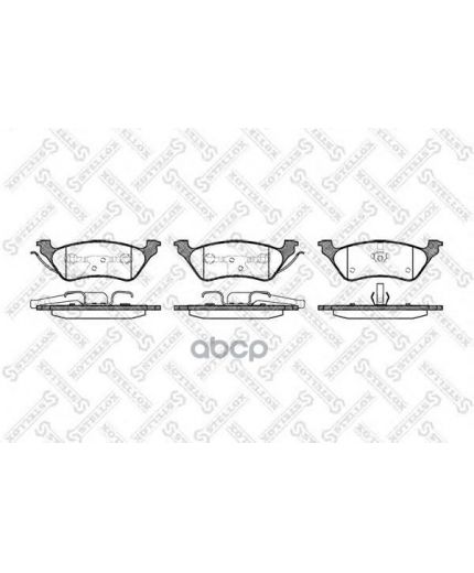 Stellox Колодки дисковые задние