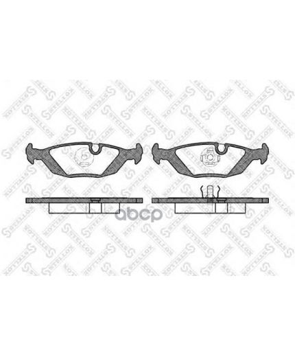 Stellox Колодки дисковые задние