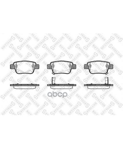 Stellox Колодки дисковые задние