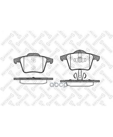 Stellox Колодки дисковые задние