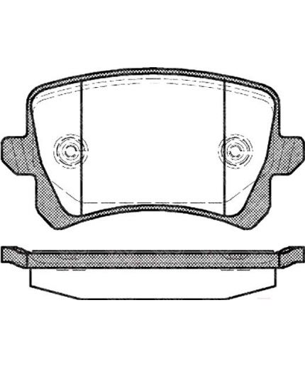 Stellox Колодки дисковые задние Фото 2