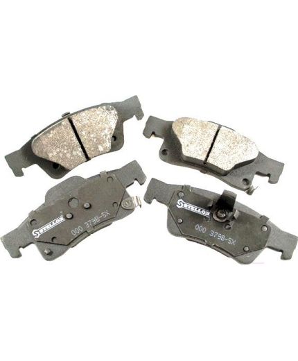 Stellox Колодки дисковые задние, с антискрипными пластинами