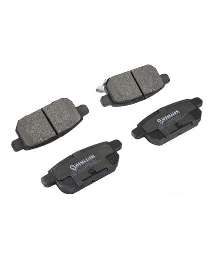 Stellox Колодки дисковые задние, с антискрипными пластинами