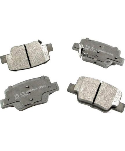 Stellox Колодки дисковые задние, с антискрипными пластинами