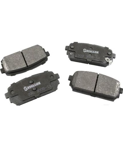 Stellox Колодки дисковые задние, с антискрипными пластинами