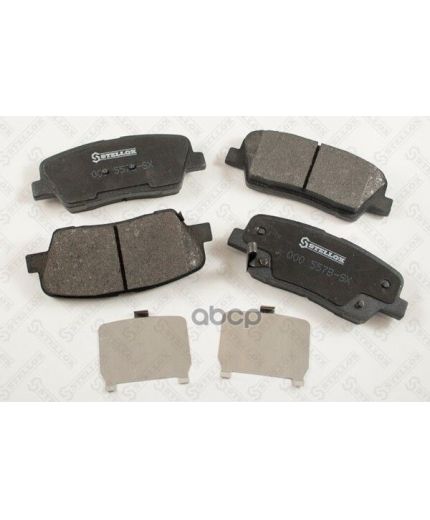 Stellox Колодки дисковые задние, с антискрипными пластинами