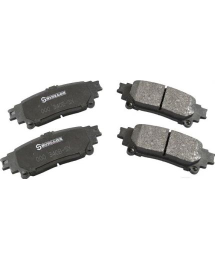 Stellox Колодки дисковые задние, с антискрипными пластинами
