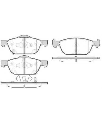 REMSA Колодки дисковые