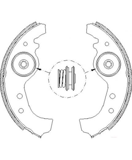 REMSA Колодки дисковые
