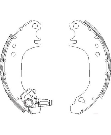 REMSA Колодки дисковые