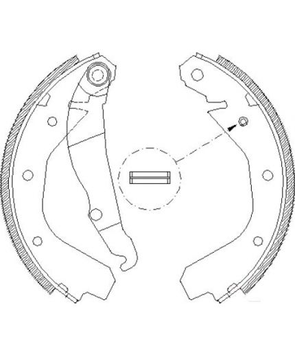 REMSA Колодки дисковые