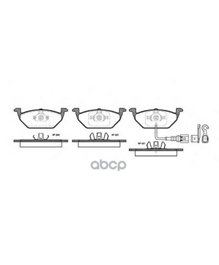 REMSA Колодки дисковые