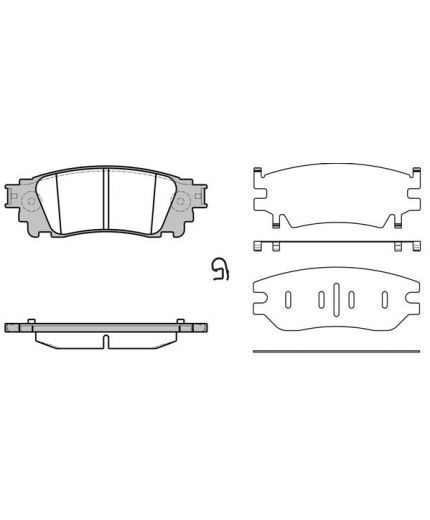 REMSA Колодки дисковые