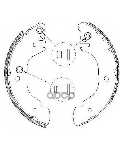 REMSA Колодки дисковые