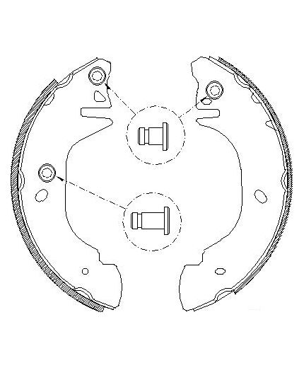 REMSA Колодки дисковые