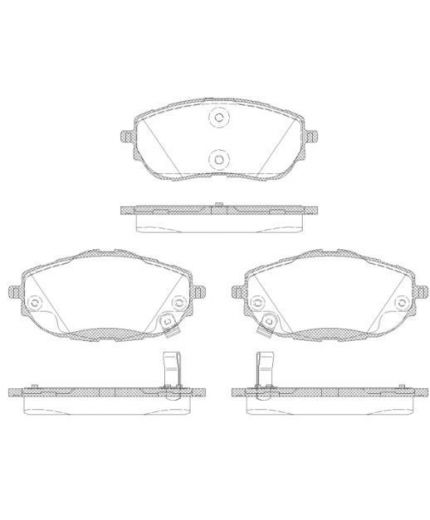 REMSA Колодки дисковые	передние