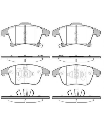 REMSA Колодки дисковые	передние
