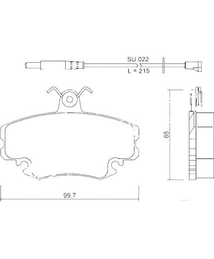 Trusting Колодки дисковые