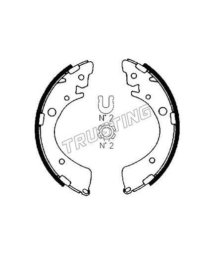 Trusting Колодки дисковые