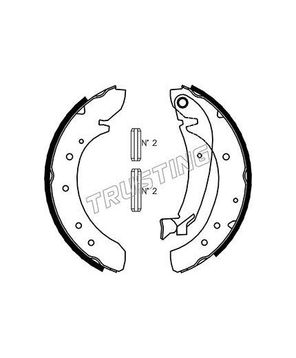 Trusting Колодки дисковые