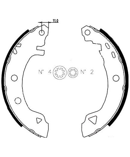 Trusting Колодки дисковые