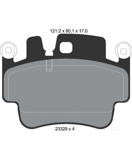 Textar Колодки дисковые