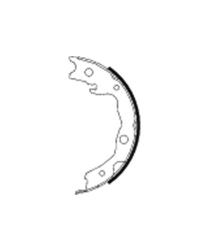 Textar Колодки барабанные задние