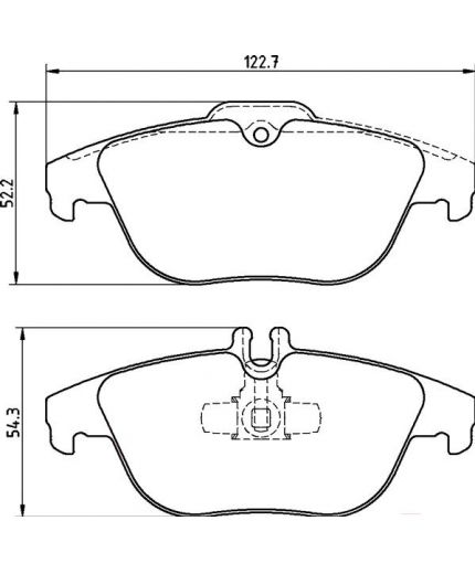 Textar Колодки дисковые задние