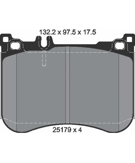 Textar Колодки дисковые передние