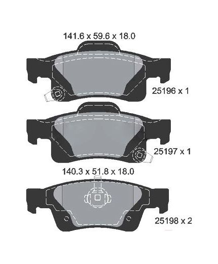 Textar Колодки дисковые