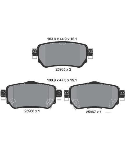 Textar Колодки дисковые