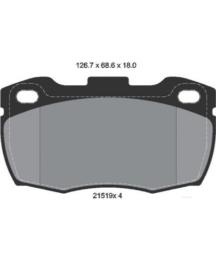 Textar Колодки дисковые