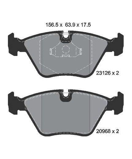 Textar Колодки дисковые