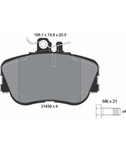 Textar Колодки дисковые