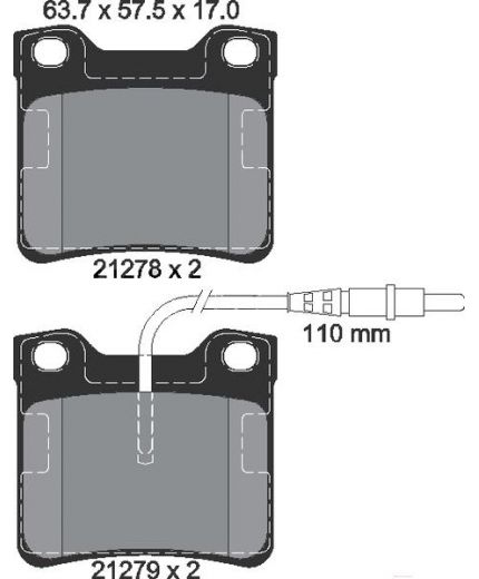 Textar Колодки дисковые