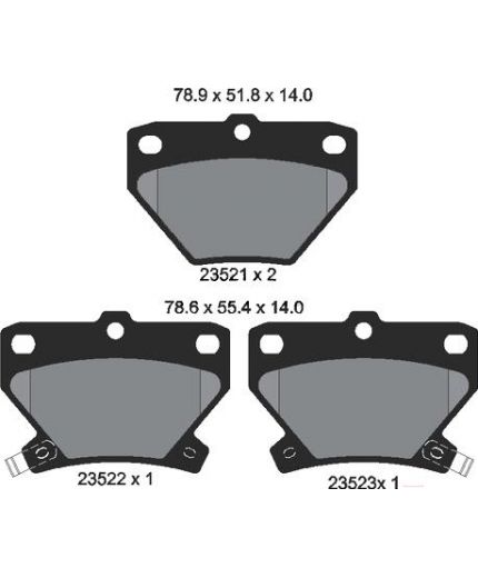 Textar Колодки дисковые