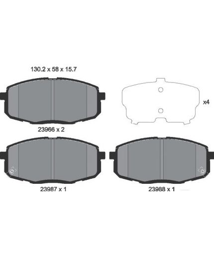 Textar Колодки дисковые передние Фото 2