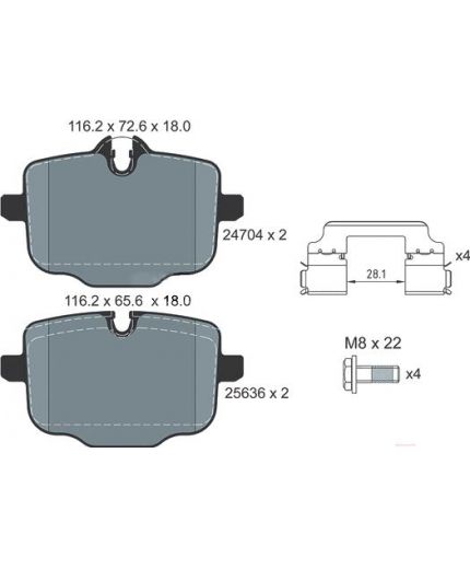 Textar Колодки дисковые