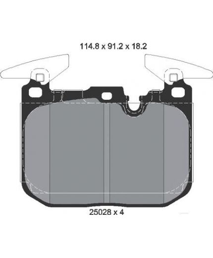 Textar Колодки дисковые