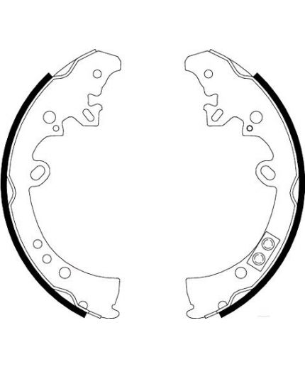 Textar Колодки барабанные задние